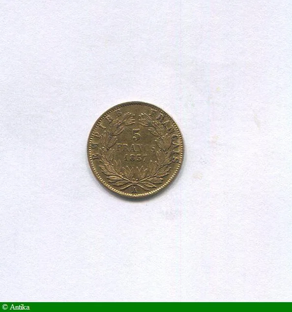 5 FRANCS OR NAP III T.N
