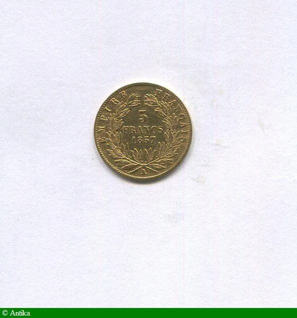 5 FRANCS OR NAP III T.N