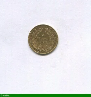 5 FRANCS OR NAP III T.N