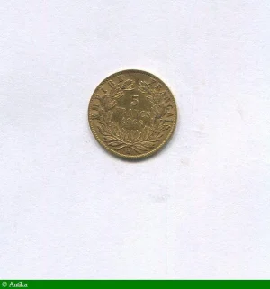 5 FRANCS OR NAP III T.L