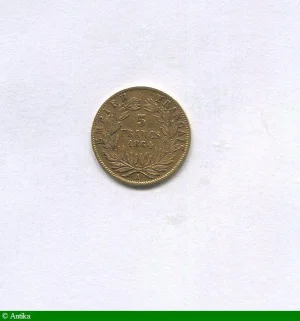 5 FRANCS OR NAP III T.L