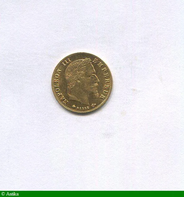 5 FRANCS OR NAP III T.L