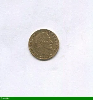 5 FRANCS OR NAP III T.L