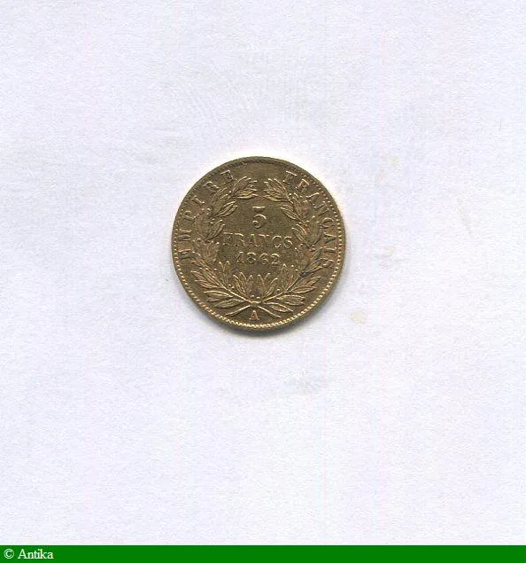 5 FRANCS OR NAP III T.L