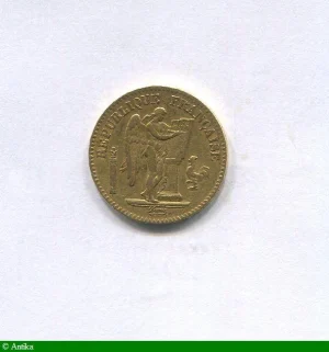 20 FRANCS OR GENIE