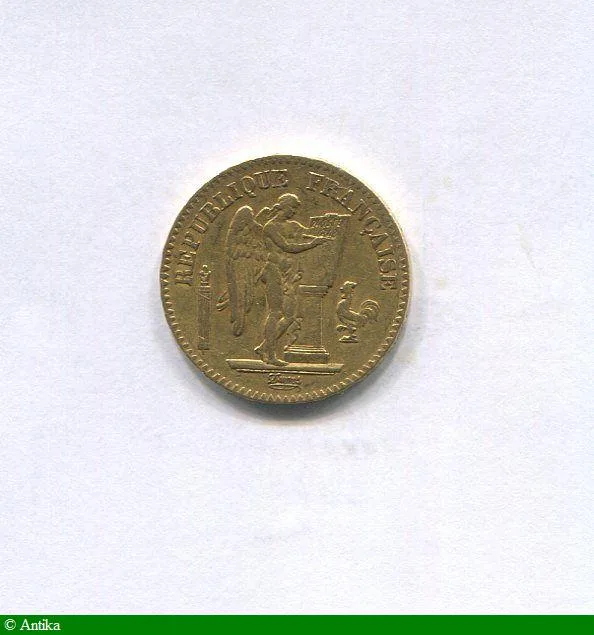 20 FRANCS OR GENIE
