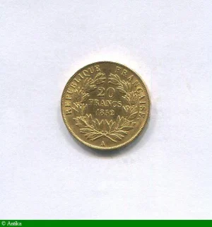 20 FRANCS OR LOUIS NAPOLEON BONAPARTE