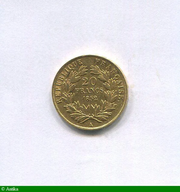 20 FRANCS OR LOUIS NAPOLEON BONAPARTE