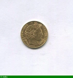 10 FRANCS OR CERES