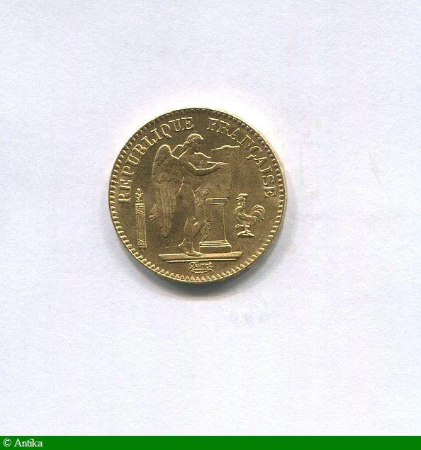 20 FRANCS OR GENIE