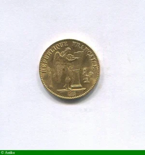 20 FRANCS OR GENIE