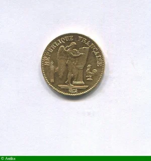 20 FRANCS OR GENIE