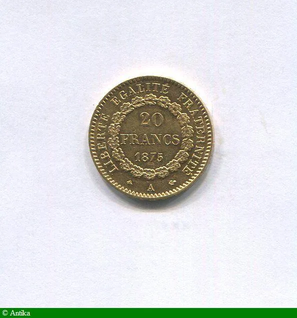 20 FRANCS OR GENIE