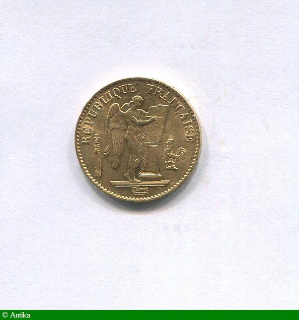 20 FRANCS OR GENIE