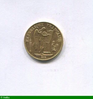 20 FRANCS OR GENIE