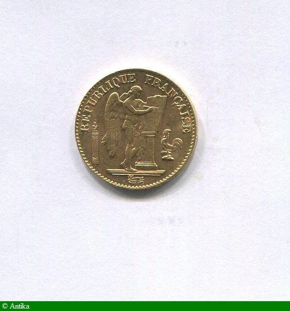 20 FRANCS OR GENIE