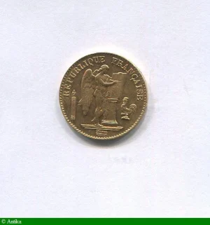 20 FRANCS OR GENIE