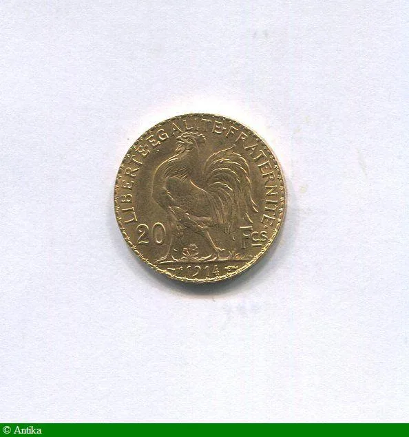20 FRANCS OR MARIANNE