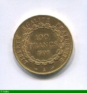 100 FRANCS OR GENIE