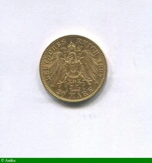 20 MARK GUILLAUME II A:Berlin 7,94 gr