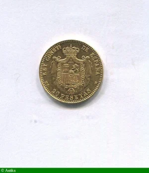 20 PESETAS ALFONSO XIII 6,45 gr
