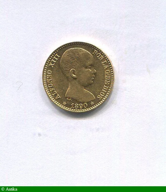 20 PESETAS ALFONSO XIII 6,45 gr