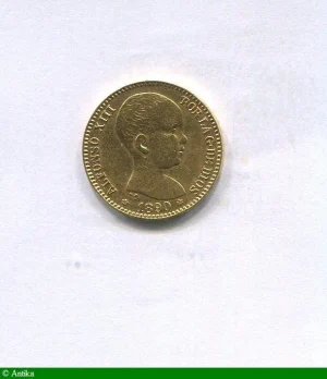 20 PESETAS ALFONSO XIII 6,44 gr