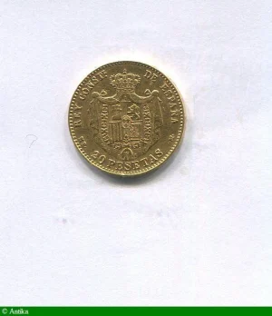 20 PESETAS ALFONSO XIII 6,44 gr