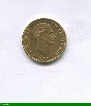 25 PESETAS ALFONSO XII 8,07 gr Madrid