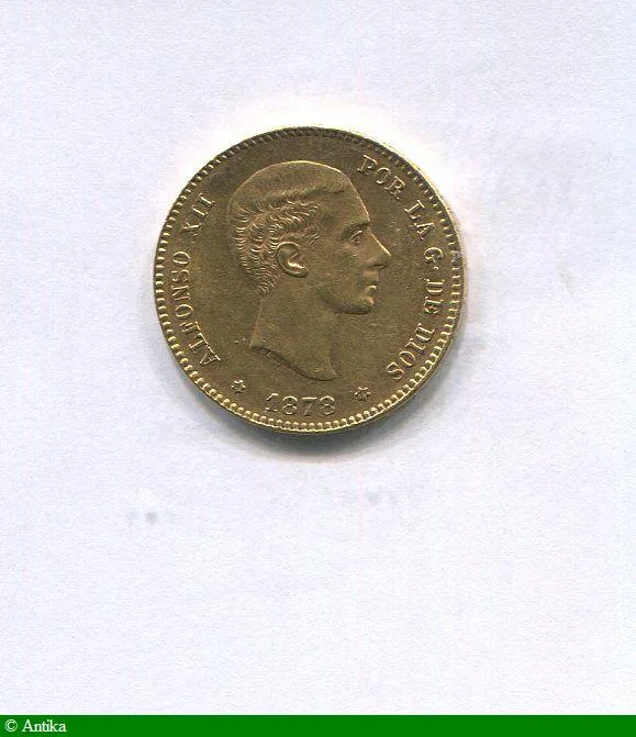 25 PESETAS ALFONSO XII 8,07 gr Madrid