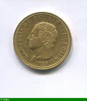 80 LIRE CHARLES FELIX Gênes 25,78 gr