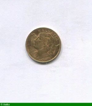 10 FRANCS HELVETIA Berne 3,22 gr