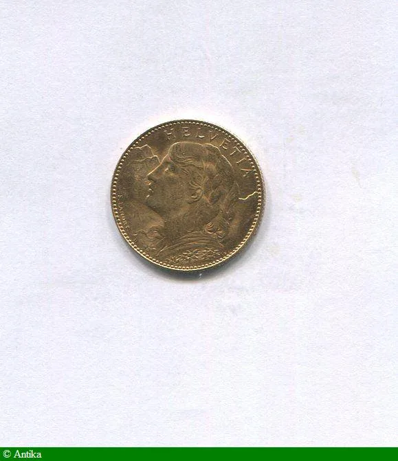 10 FRANCS HELVETIA Berne 3,22 gr