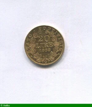 20 LIRE PIE IX Rome 6,44 gr