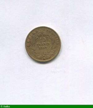 10 FRANCS OR NAP III T.N