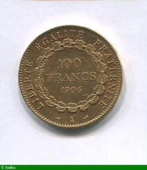 100 FRANCS OR GENIE