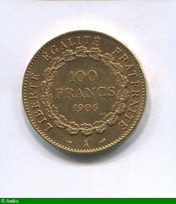 100 FRANCS OR GENIE