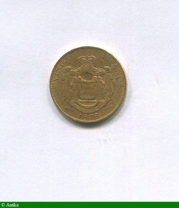 20 FRANCS OR CHARLES III 1856-1889