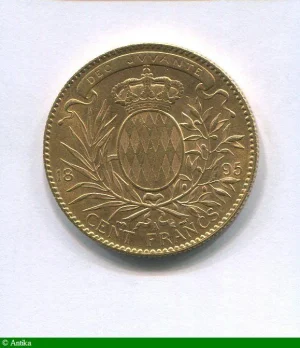 100 FRANCS OR ALBERT Ier 1889-1922