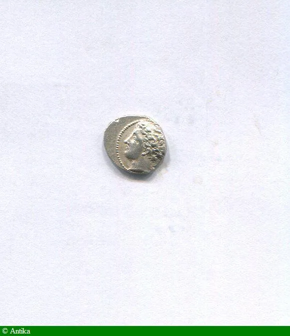 OBOLE Argt MA Tête à gauche Ca 121-82 AVT JC 0,72 gr