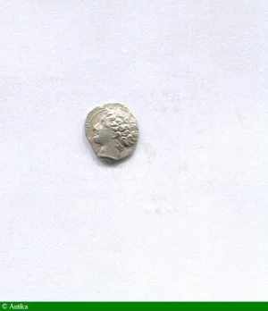 OBOLE Argt MA Tête à gauche Ca 121-82 AVT JC 0,71 gr