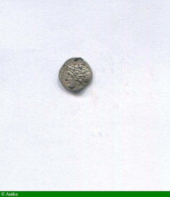 OBOLE Argt MA Tête à gauche Ca 121-82 AVT JC 0,71 gr