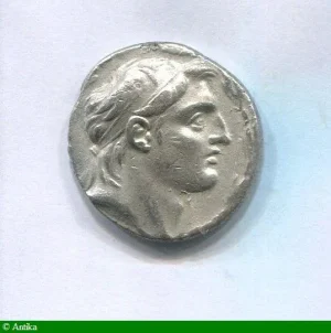 TETRADRACHME ANTIOCHE DEMETRIOS Ier SOTER 152-151 Avt JC 15,89 gr