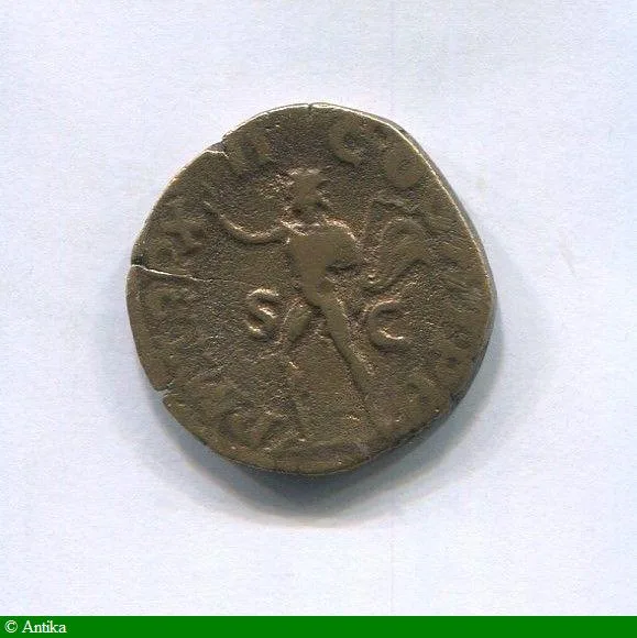 SESTERCE ROME 233 R/PM TRP XII COS III 10,53 gr