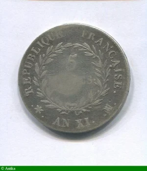 5 FRANCS BONAPARTE Ier CONSUL