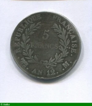 5 FRANCS BONAPARTE Ier CONSUL