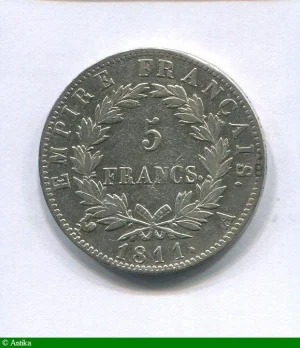 5 FRANCS NAP EMP revers EMPIRE