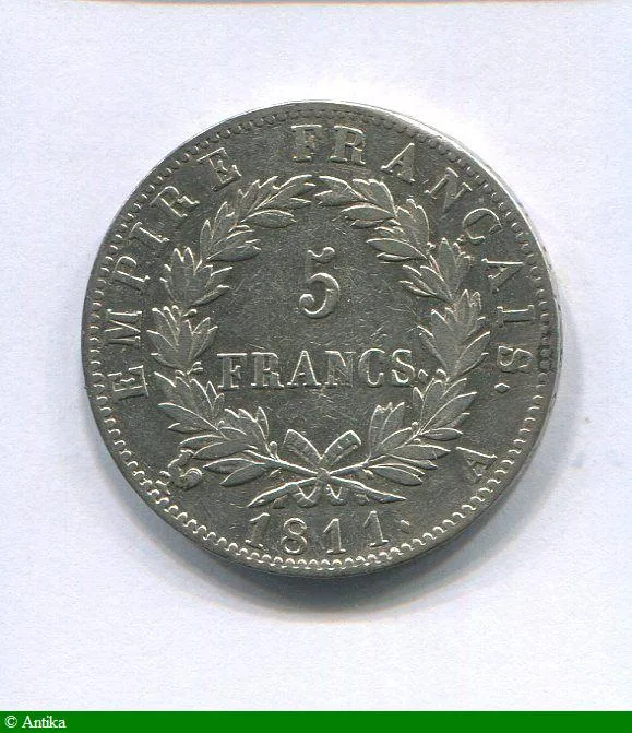 5 FRANCS NAP EMP revers EMPIRE