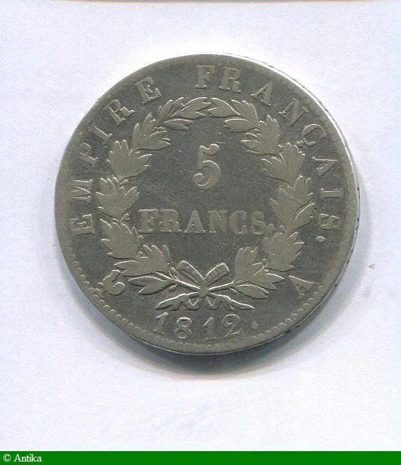 5 FRANCS NAP EMP revers EMPIRE