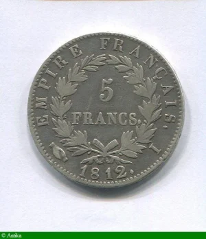 5 FRANCS NAP EMP revers EMPIRE